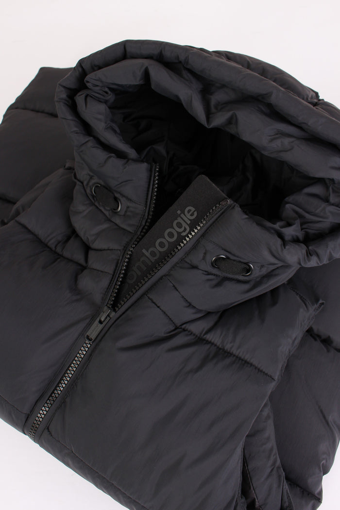 Smanicato Imbottito Lungo Black-3