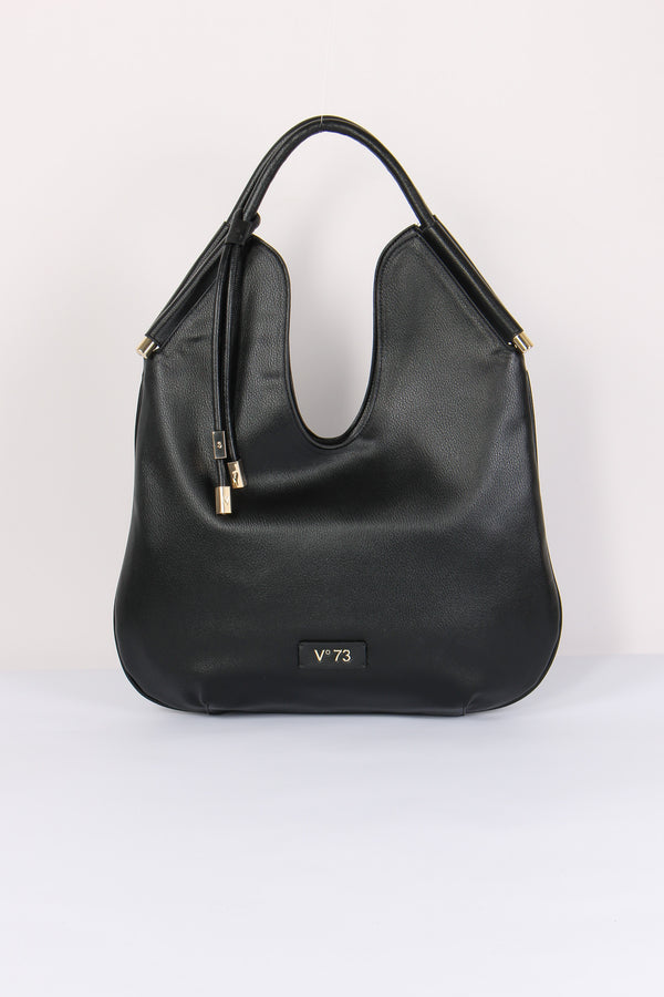 Amber Mazzaluna Ciondolo Oro Nero