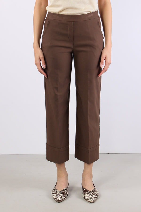 Pantalone Cropped Bengalina Moro-2