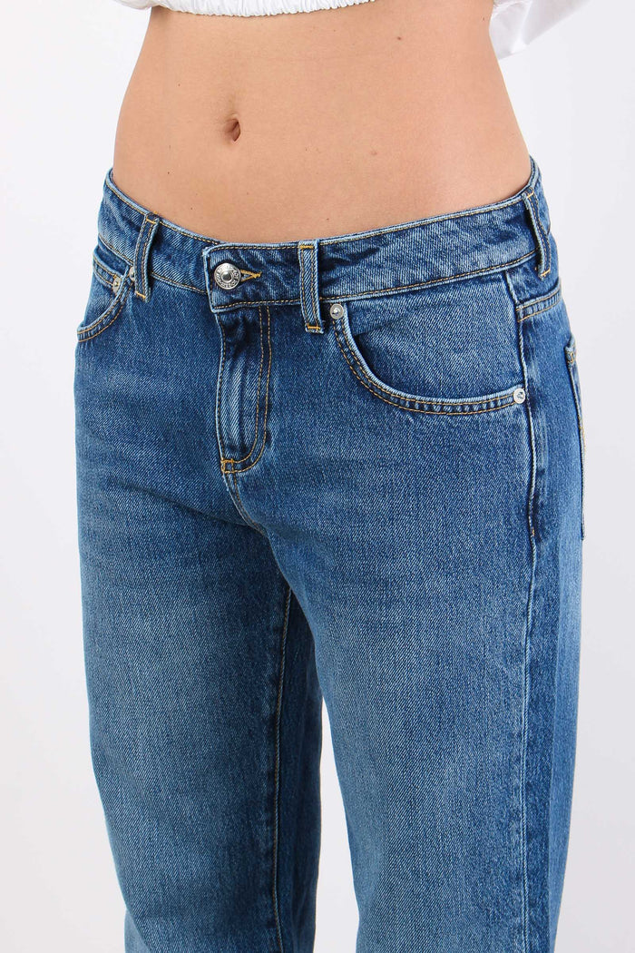 Denim Boyfriend Denim Medio-6