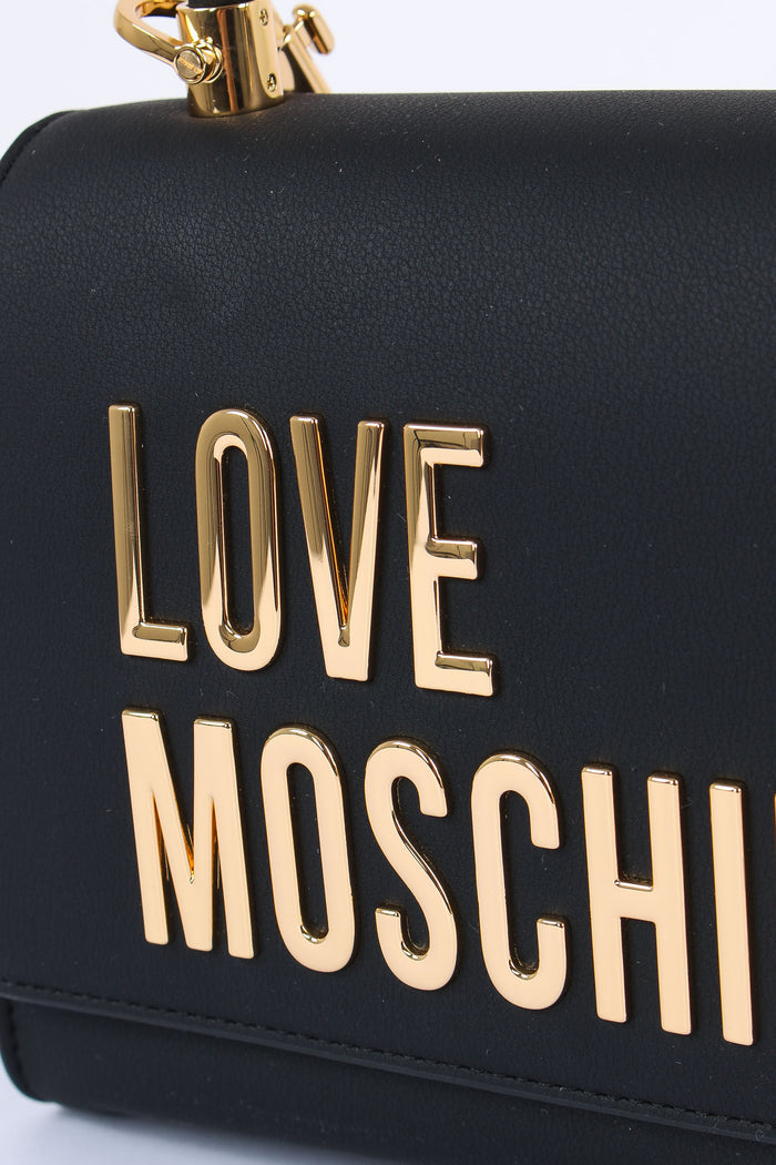 Bauletto Lettering Oro Nero-5