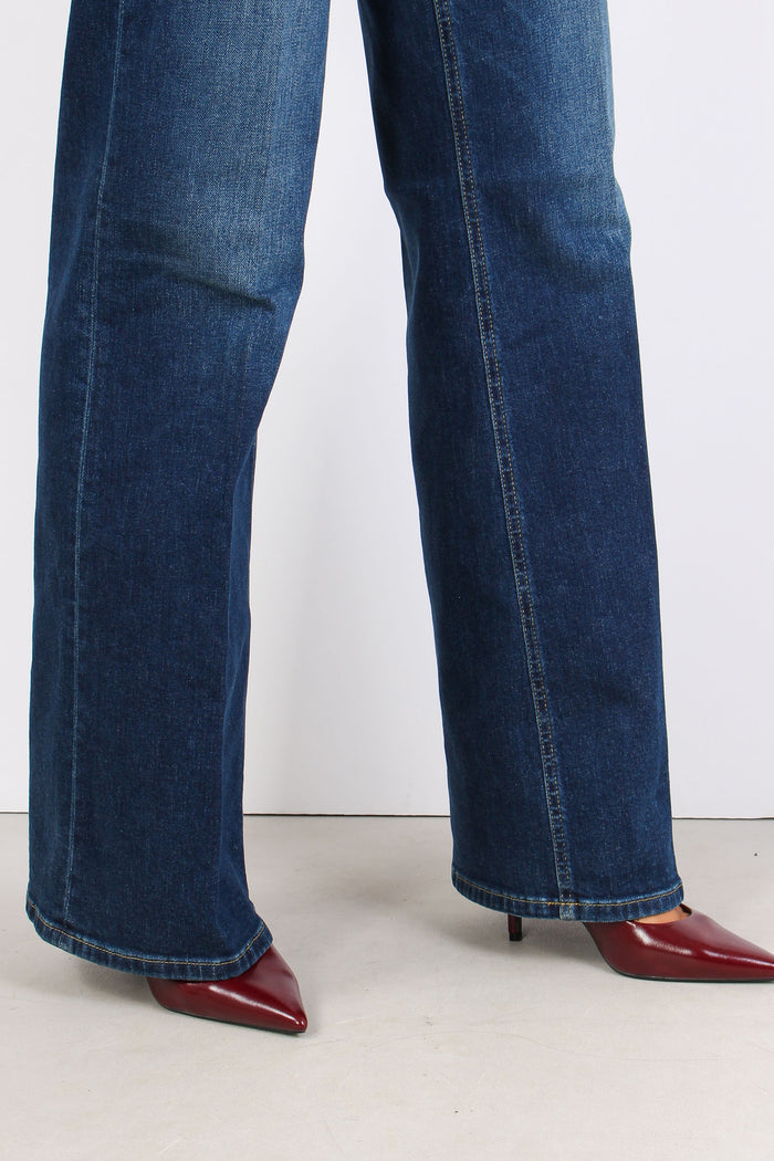 Denim Flare Tasca America Denim Medio-7