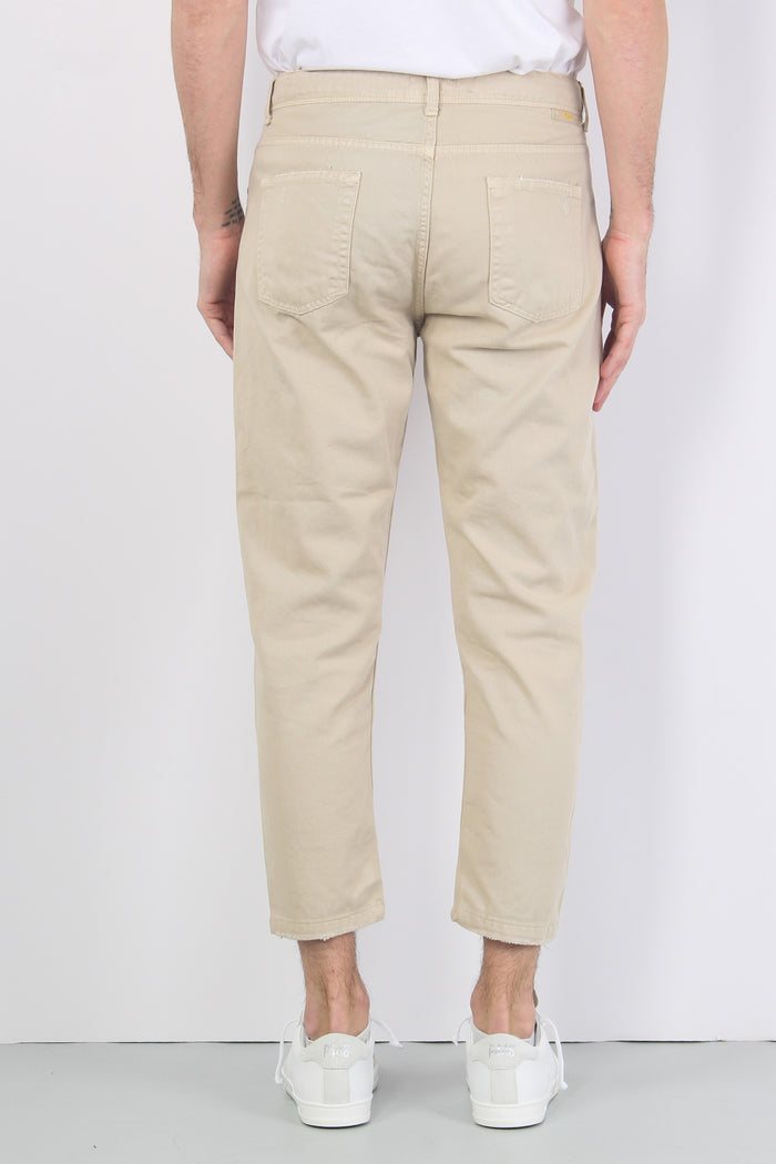 Pantalone Cropped Sabbia-4