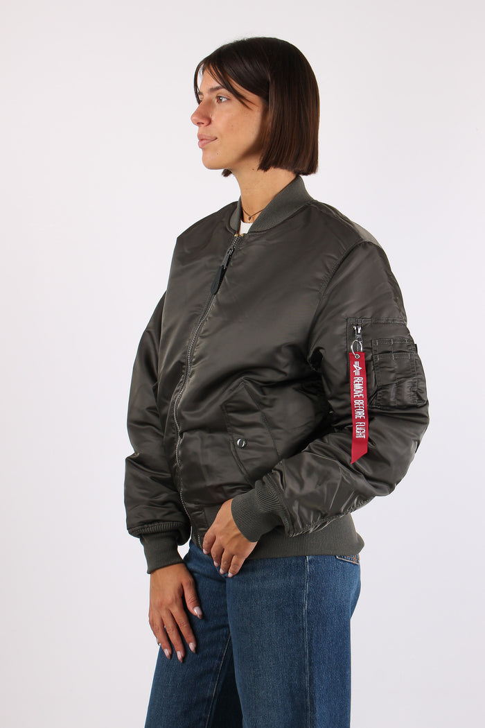 Heritage Bomber Jacket Nylon Grey-3