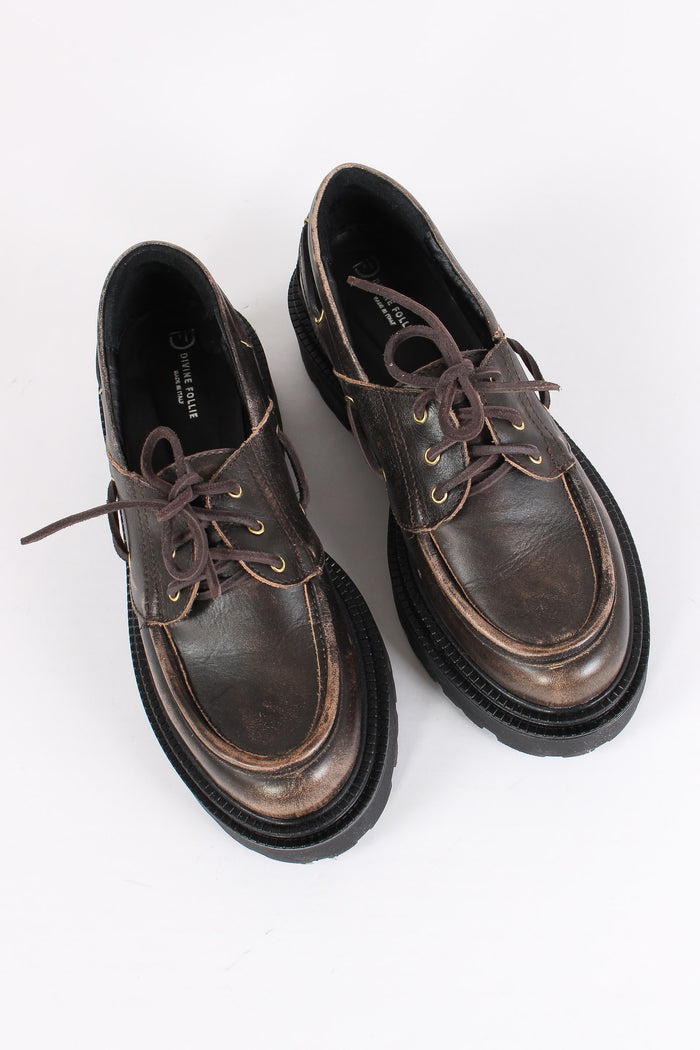 Scapra Barca Pelle Spazzolata Moro-2