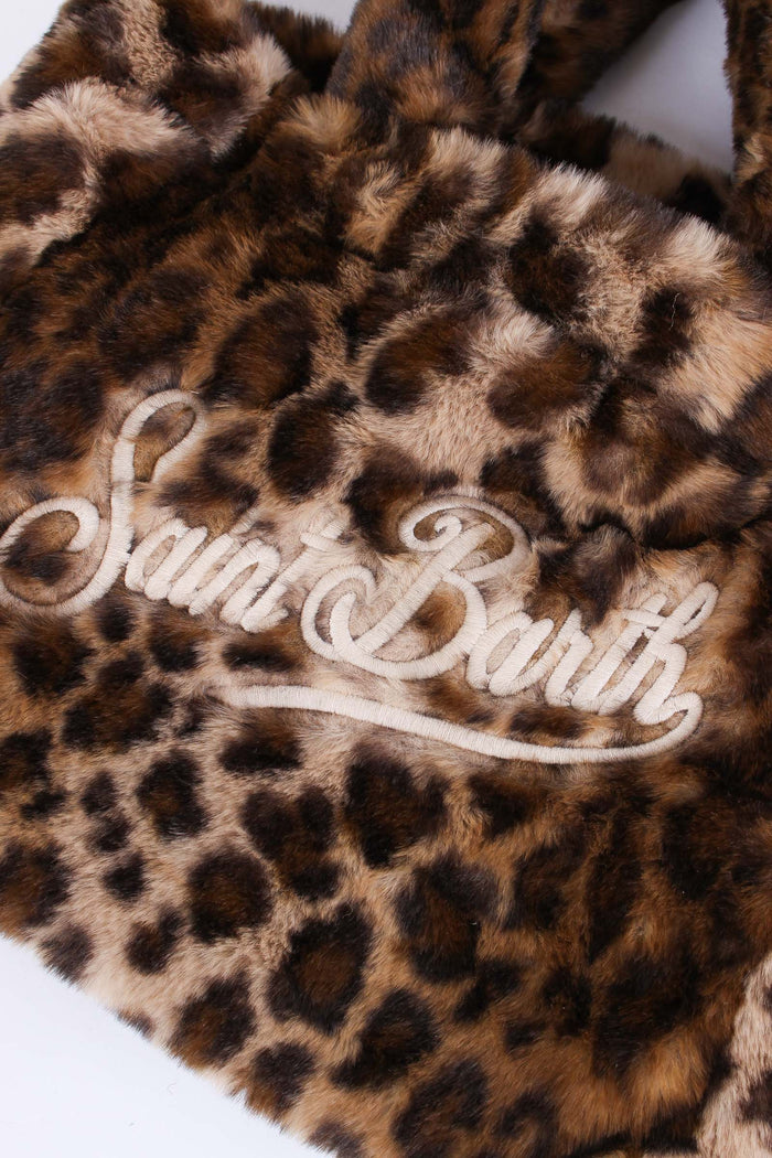 Borsa Mano Pelliccia Animalier Leopard-4