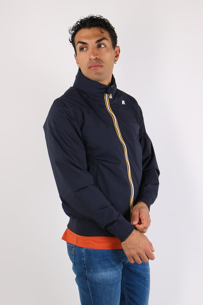 Giubbotto Collo In Piedi Blue Depth-7