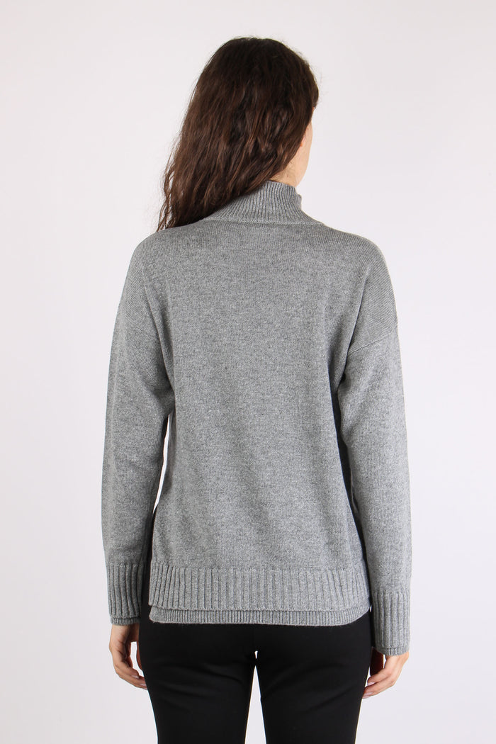 Collo Alto Apertura Melange Grey-5