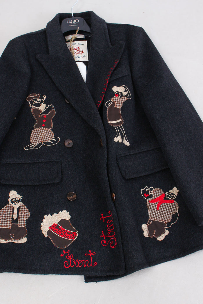 Giacca Impuntura Patch Unica-9