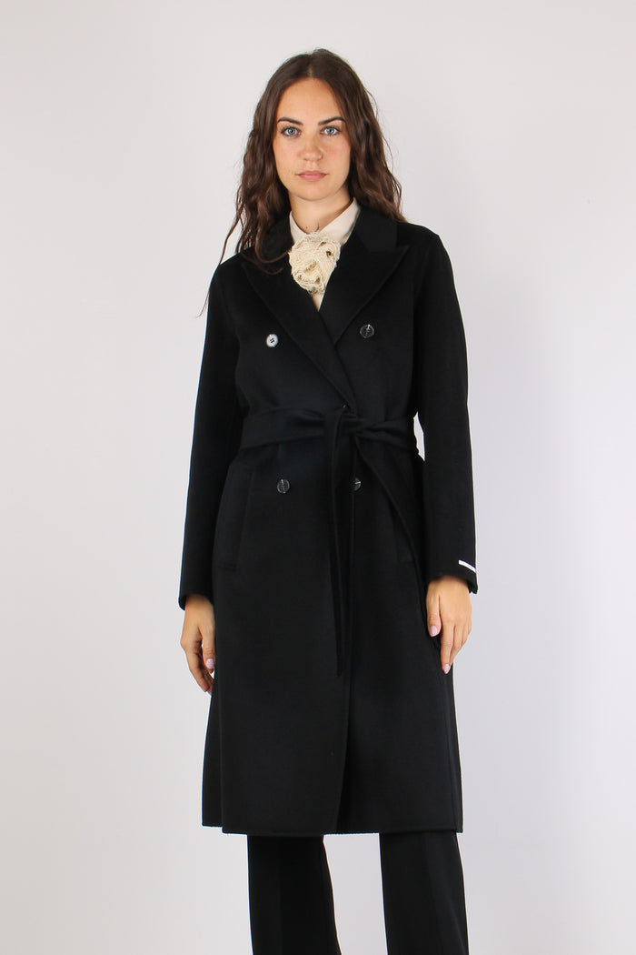 Mlllaghi Cappotto Double Lana Nero-2
