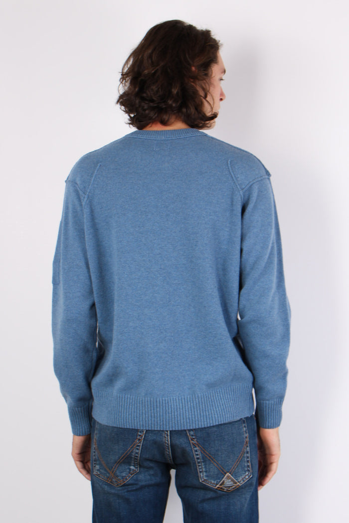 Maglia Girocollo Lambswool Flint Stone-3