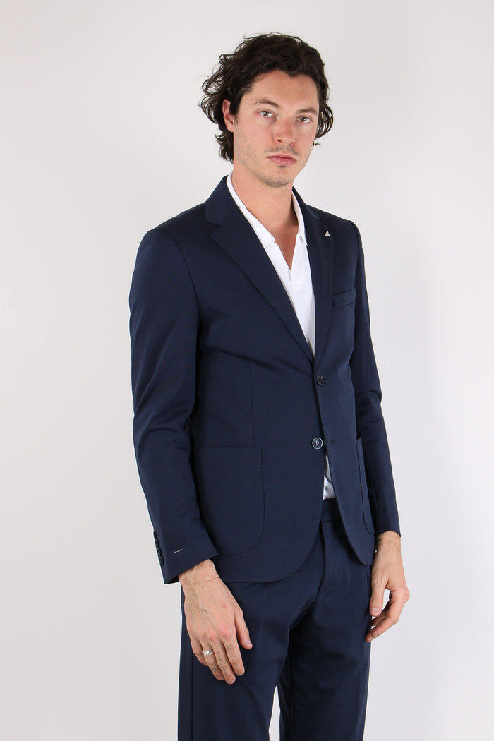 Giacca Punto Milano Blu-6