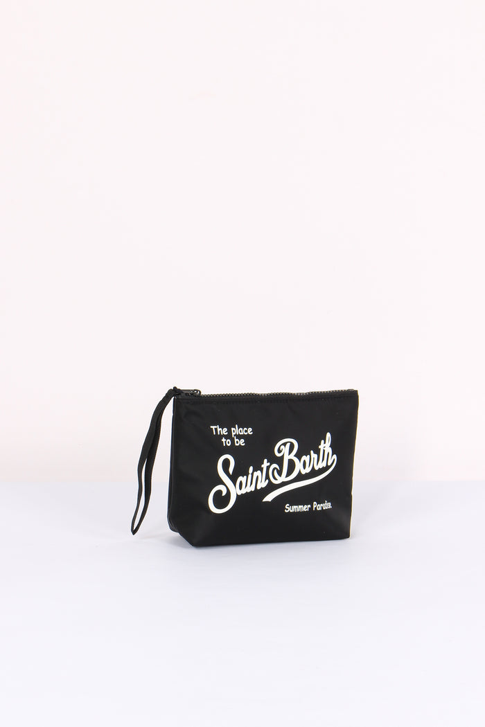 Aline Pochette Nylon Nero-6
