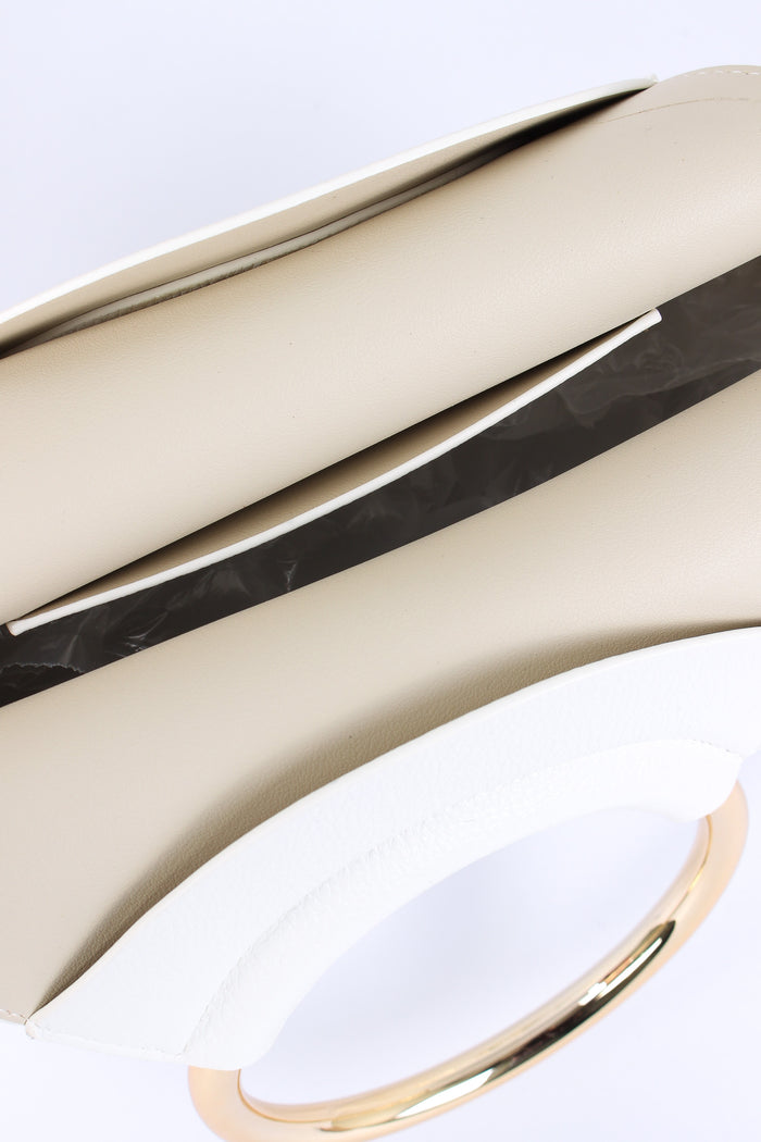 Sacca Manico Tondo Bianco-5