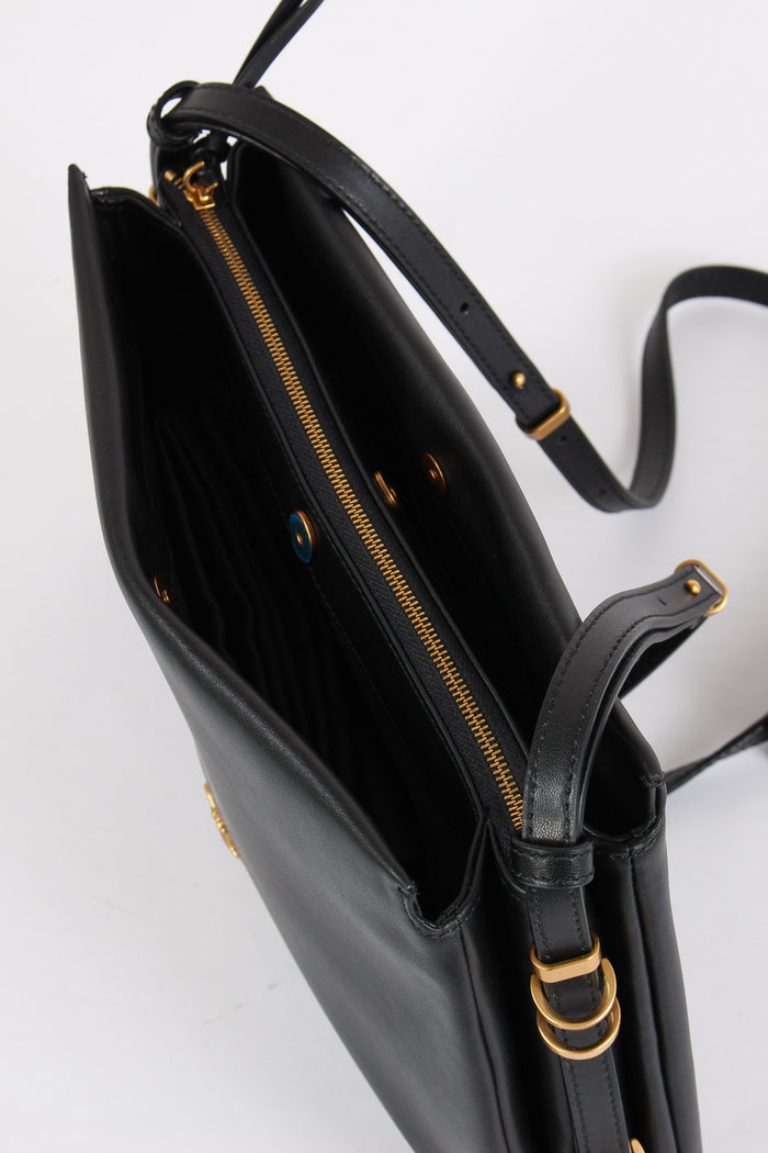 Tracolla Triplet 3 Scomparti Nero/gold-8