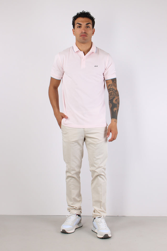 Polo Profilo Sottile Rosa-3