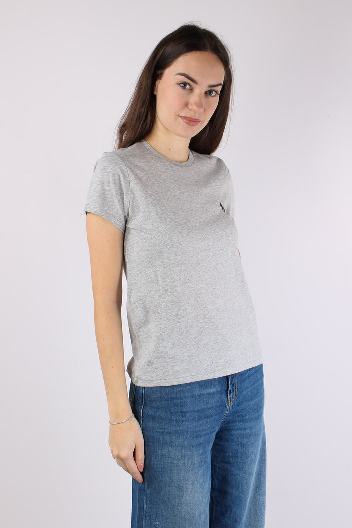 T-shirt Manica Corta Basica Cobblestone Heather-6