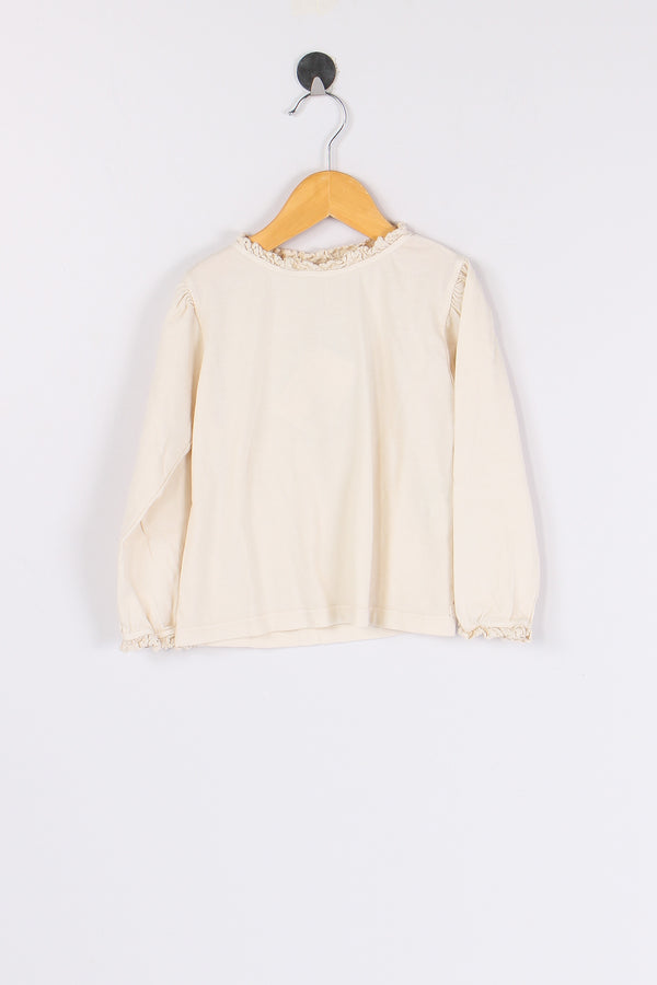 T-shirt Manica Lunga Ivory