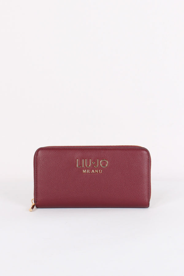 Portafoglio Zip Around Red Wine