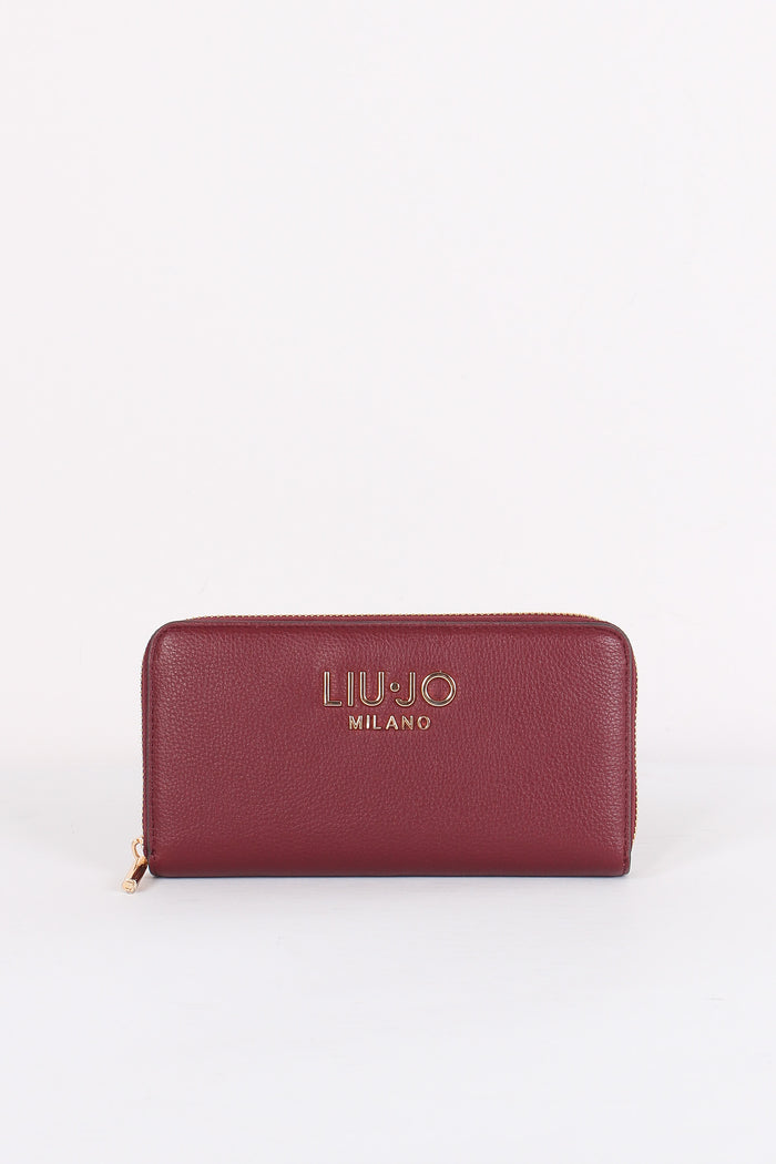 Portafoglio Zip Around Red Wine