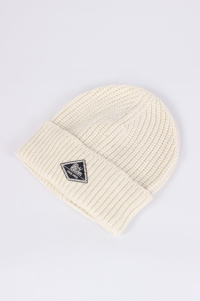 Cuffia Logo Basica Off White-2