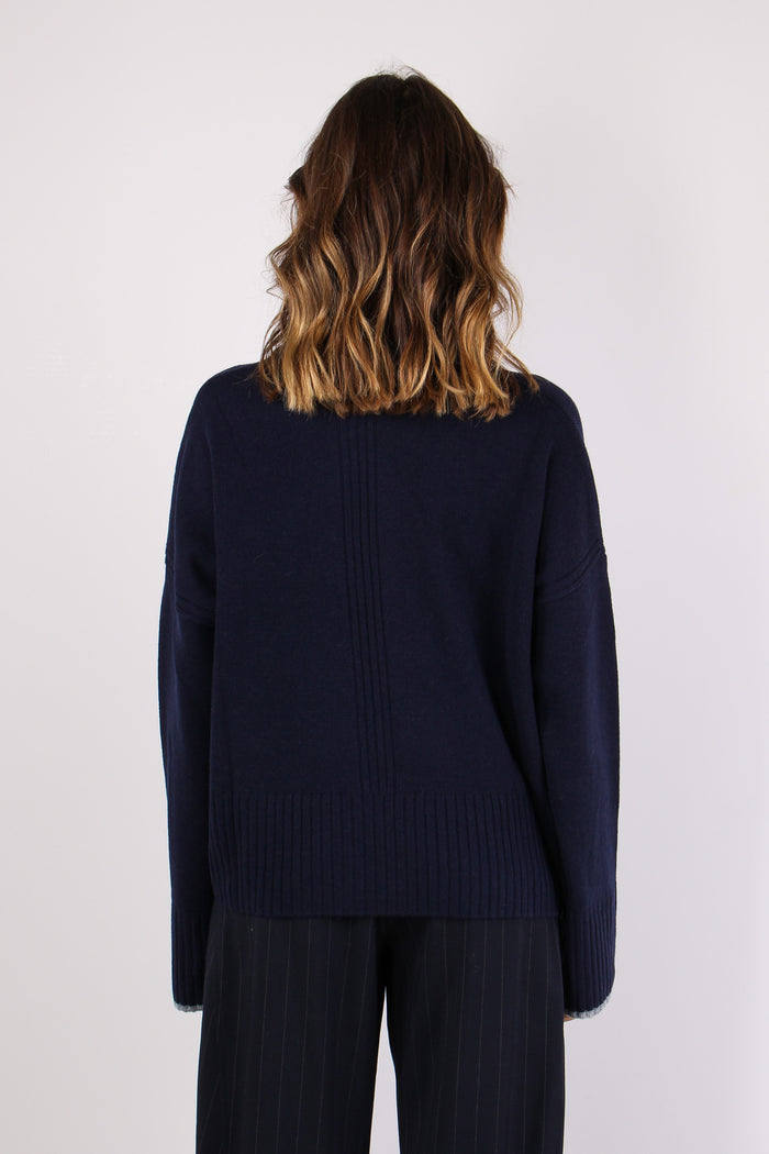 Falkland Collo Alto Misto Cach Blu Scurissimo-5