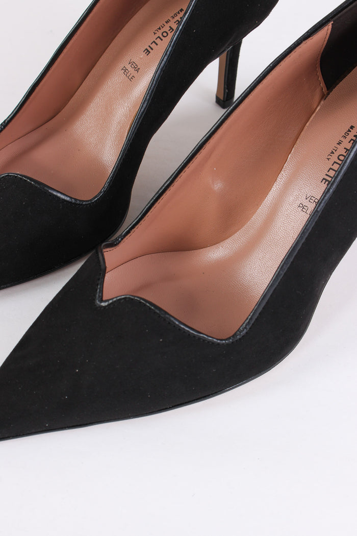 Decolette Camoscio Nero-5