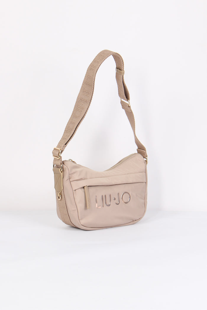 Mezzaluna Nylon Logo Champagne