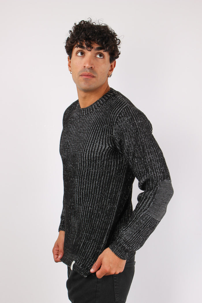 Girocollo Costa Inglese Bicolo Nero/perla-7