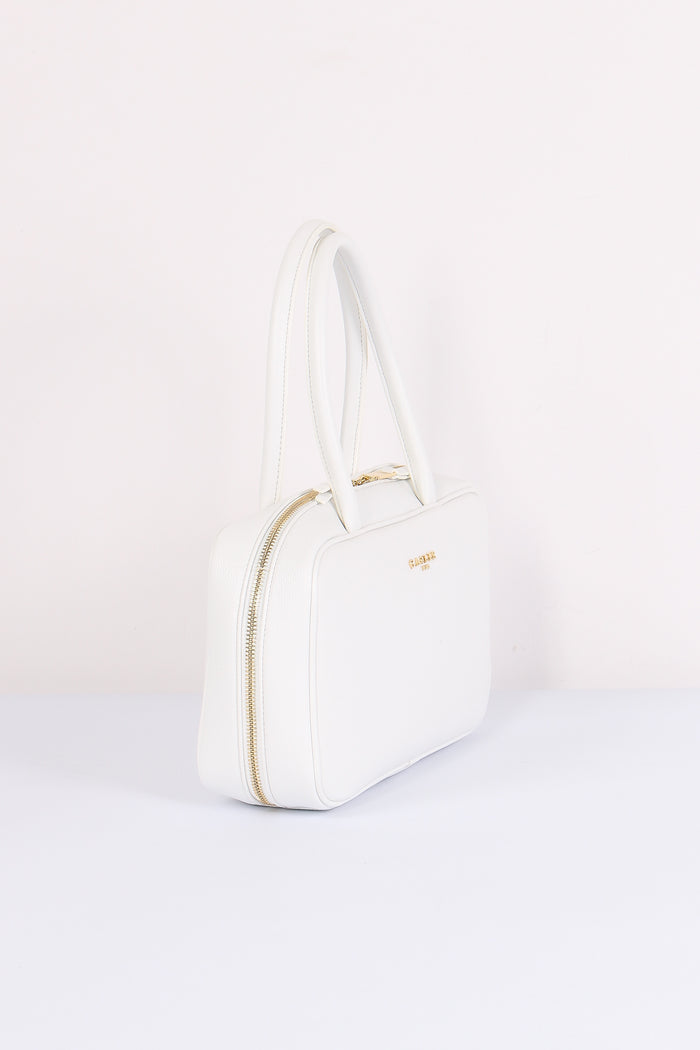 Bauletto Manico Zip Bianco-6