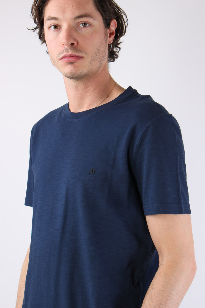 T-shirt Cotone Fiammato Logo Universo-7