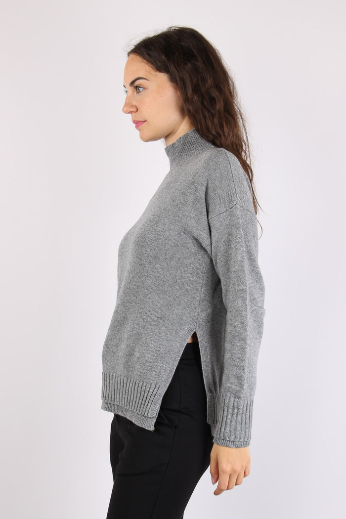 Collo Alto Apertura Melange Grey-6