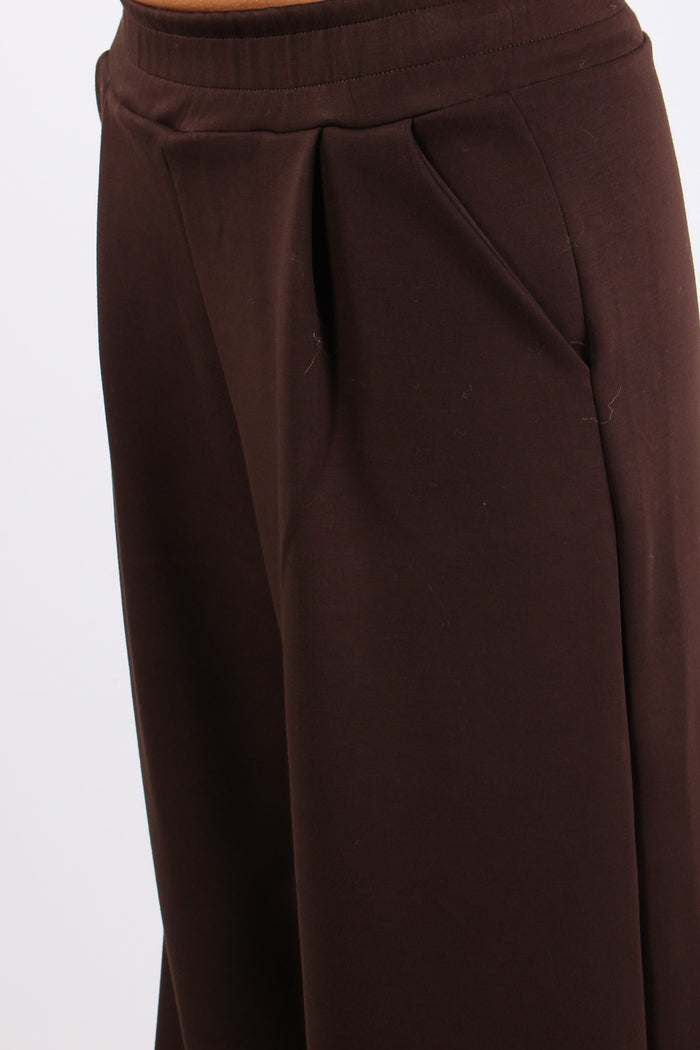 Pantalone Palazzo Pences Modal Moro-6