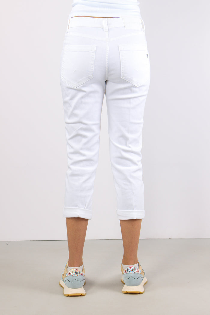 Koons Denim Bull Stretch Bianco-5
