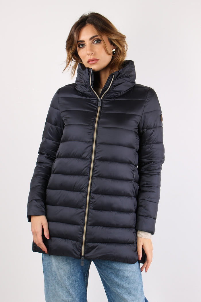 Lydia Giubbotto Svasato Blue Black-2