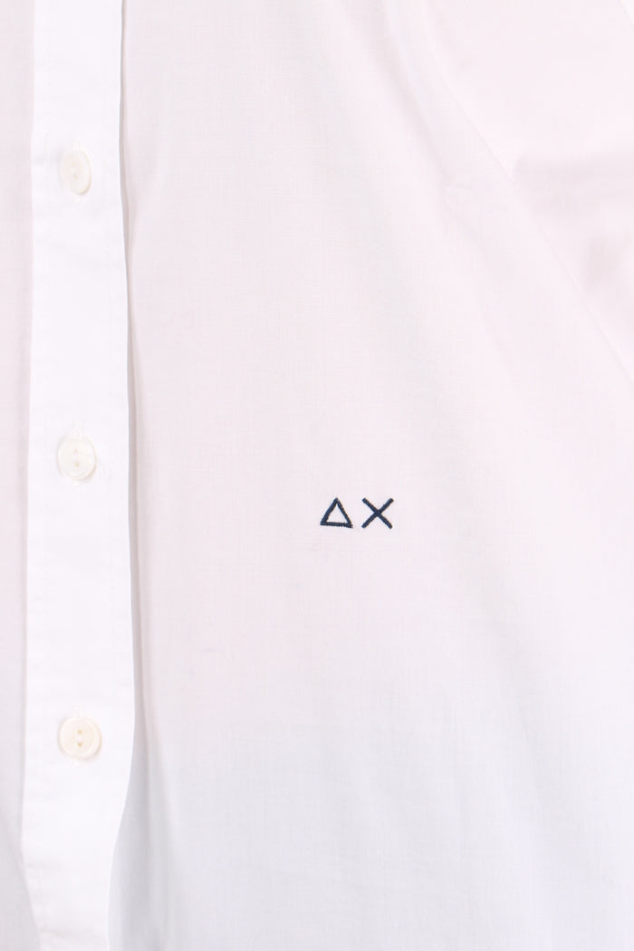 Camicia Slim Cotone Bianco-8