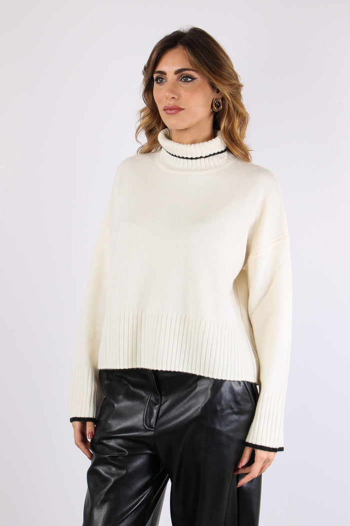 Falkland Collo Alto Misto Cach Bianco Meringa-4