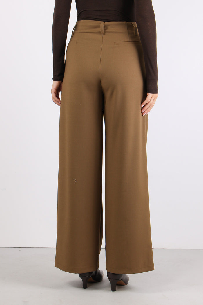 Pantalone Tessuto Diagonale Kaky-5