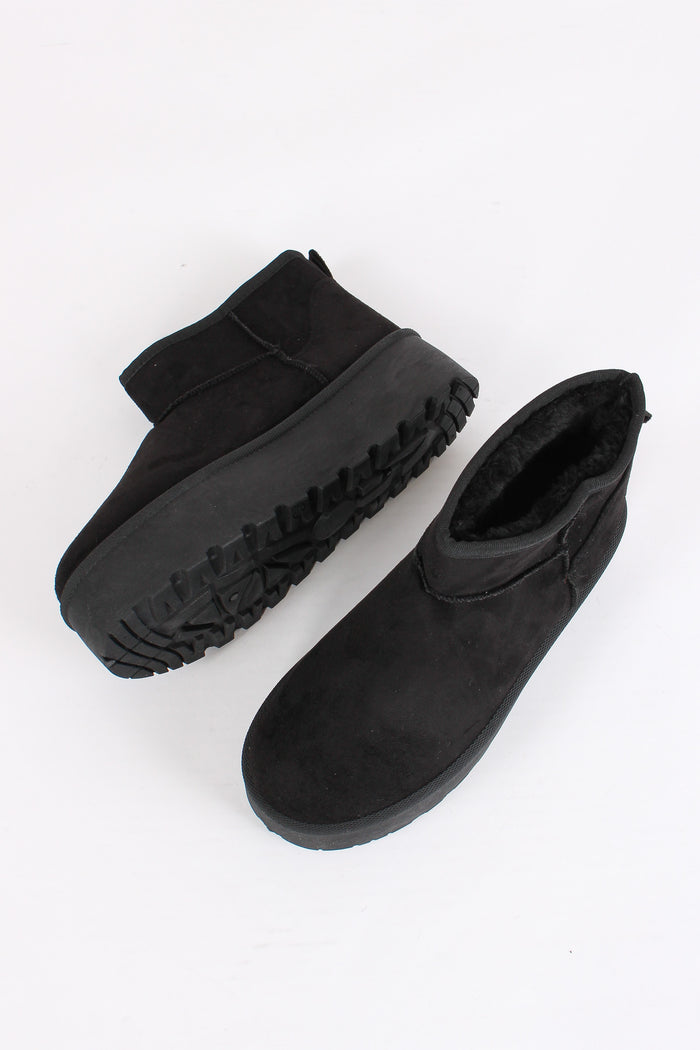 Stivale Inserto Teddy Black-2