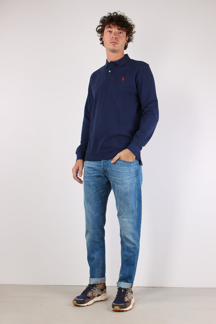 Polo M/l Cotone Newport Navy-5