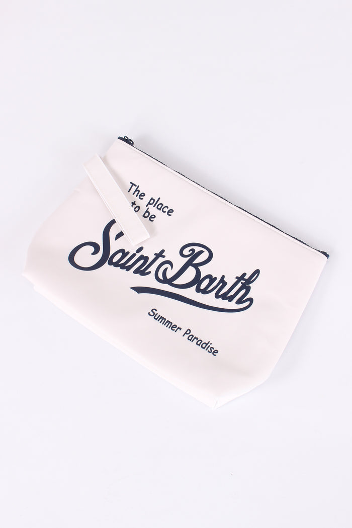 Aline Pochette Nylon Panna-3
