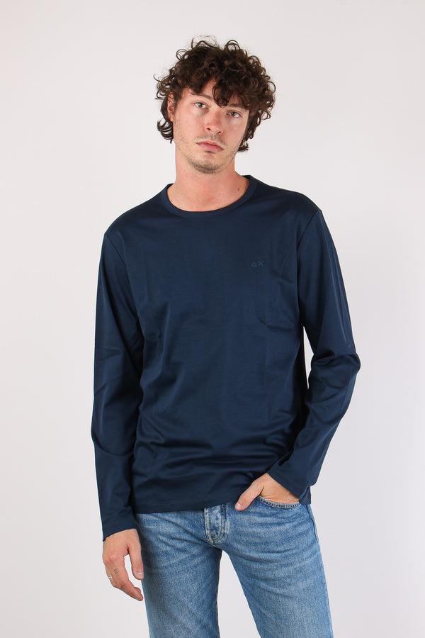 T-shirt M/l Jersey Navy Blue