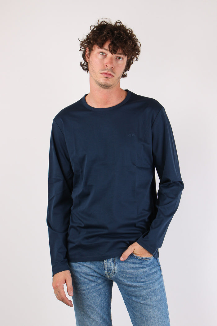 T-shirt M/l Jersey Navy Blue