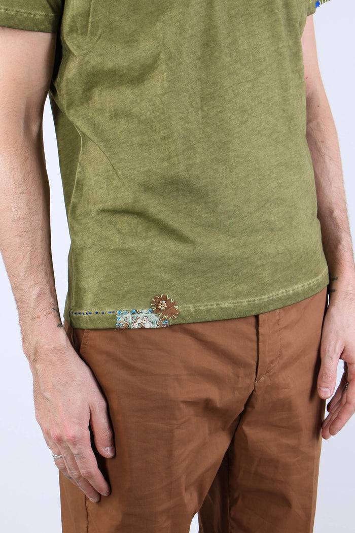 T-shirt Ricamo Cactus Selva-6
