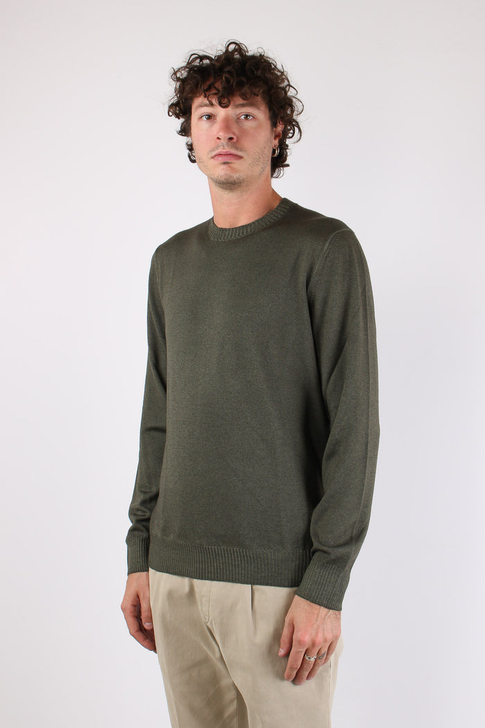 Maglia Girocollo Delavee Militare-5