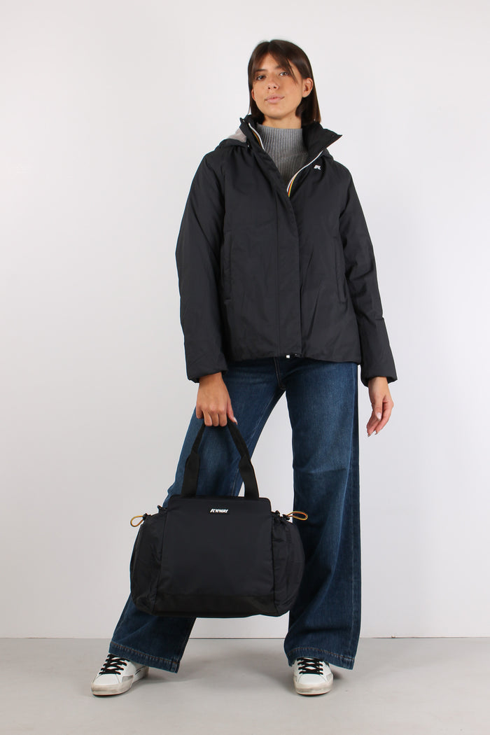 Giubbotto Corto Inserto Marmotta Black Pure/grey Warm-3