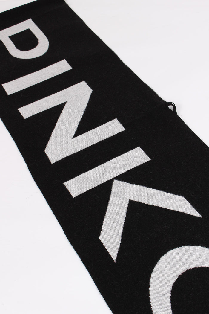 Serbia Sciarpa Logo Nero/bianco-4