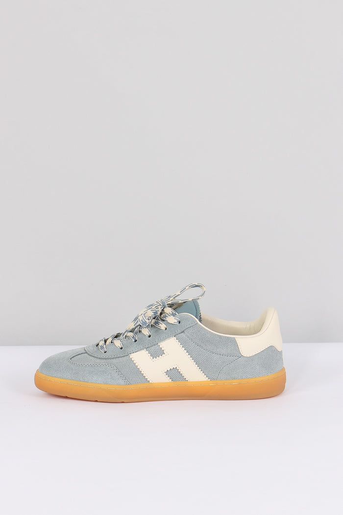 Sneaker Cool Camoscio Azzurro-7