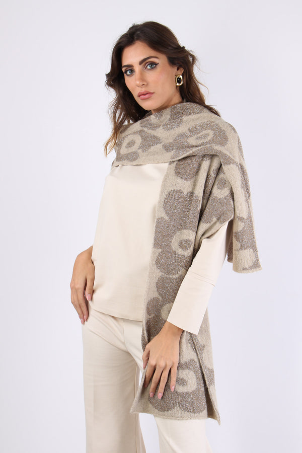 Sciarpa Fiori Oro-2