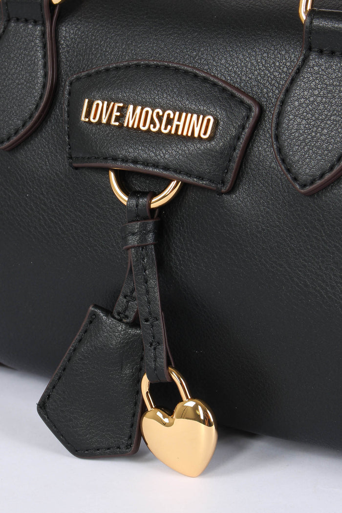 Mini Bauletto Cuore Nero-8